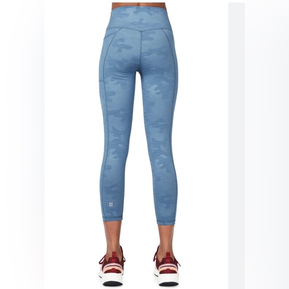 Sweaty Betty The Super Sculpt Blue Camo leggings XL - Picture 3 of 7